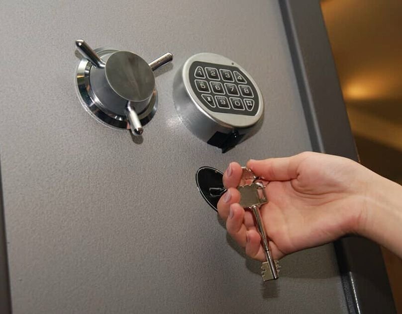 Safe opening tools used by professional locksmith