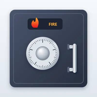 Fire resistant safe lock