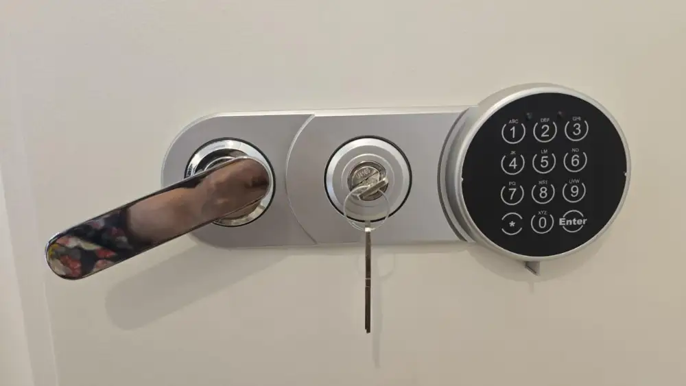 Vault door and large safe lock opening in UAE
